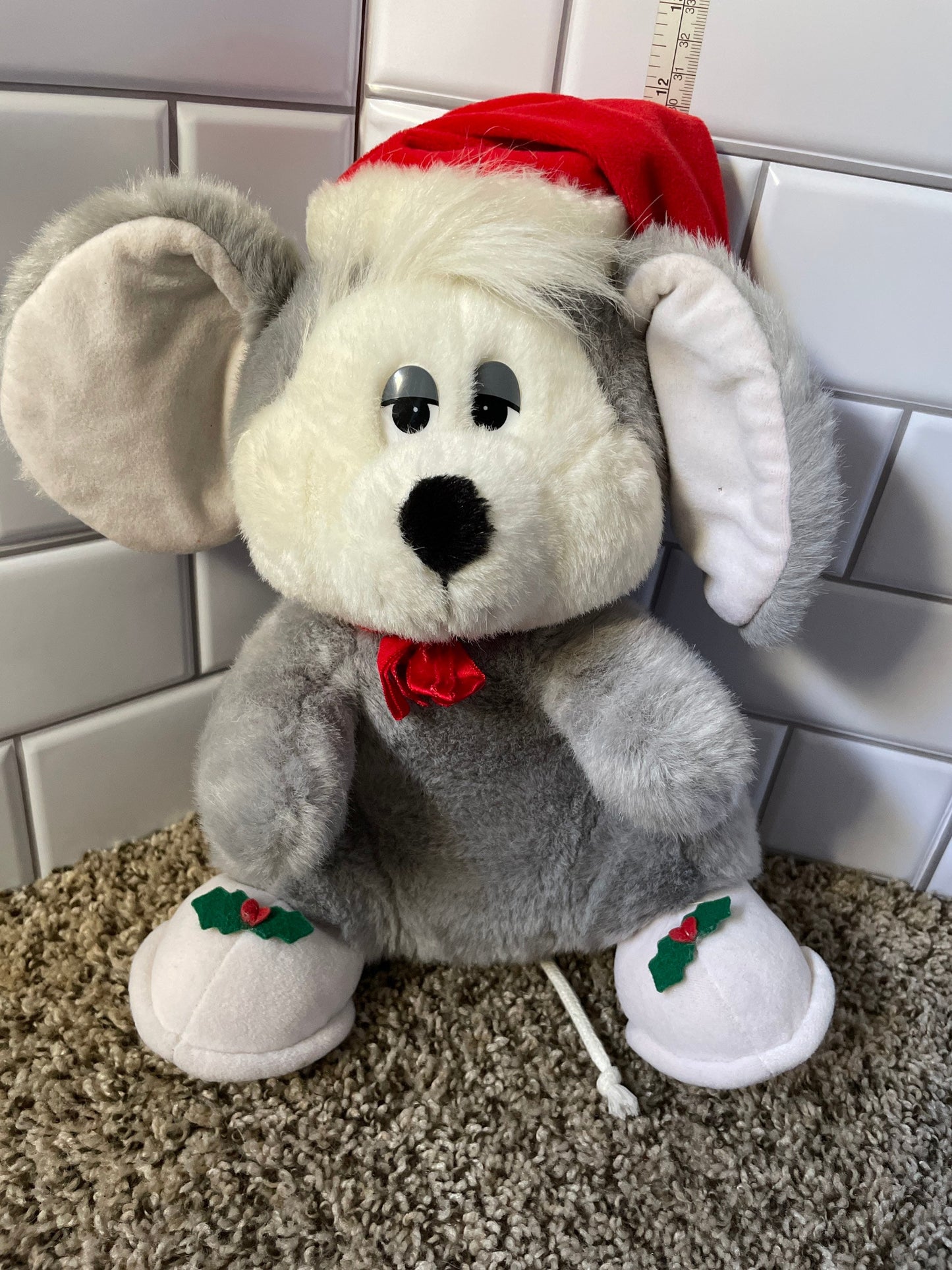 1988 playful plush chrisha mouse Vintage plush