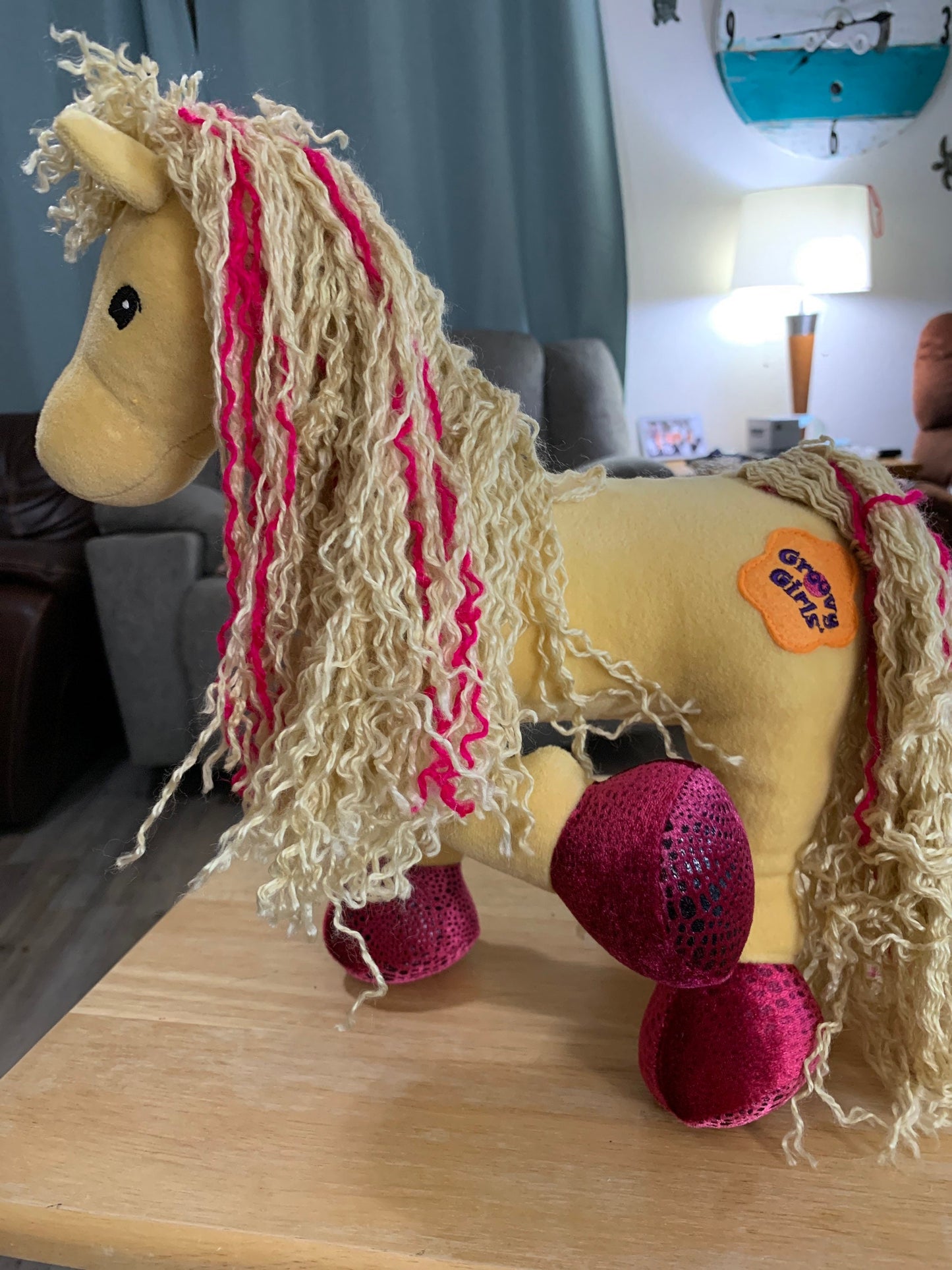 Manhattan Toy Groovy Girls Plush Horse, Curly Mane
