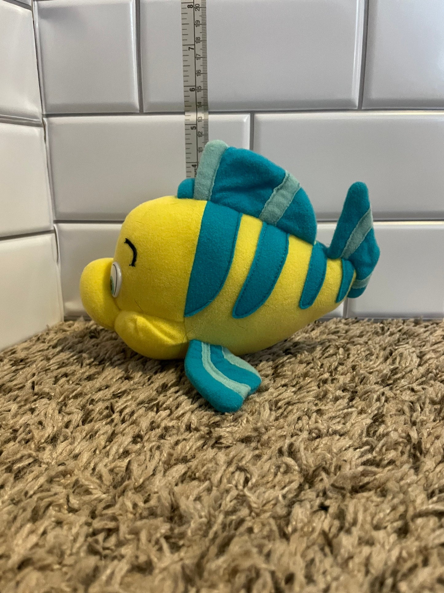 Disney the little mermaid flounder plush