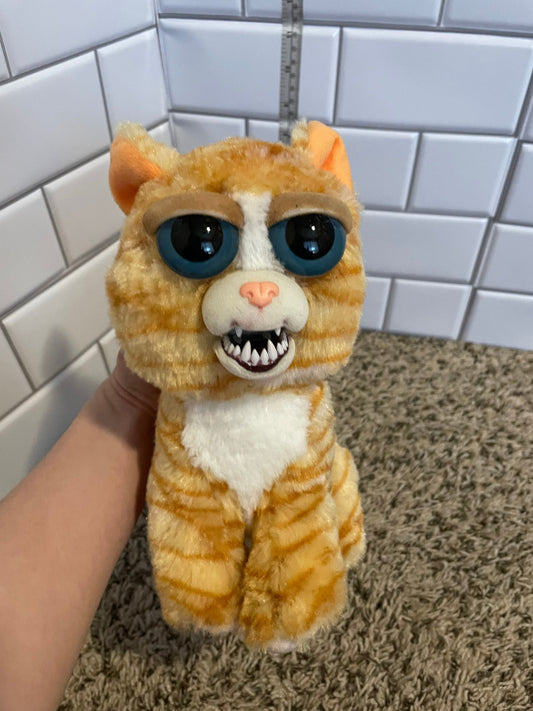 Feisty Pets Orange Cat Plush