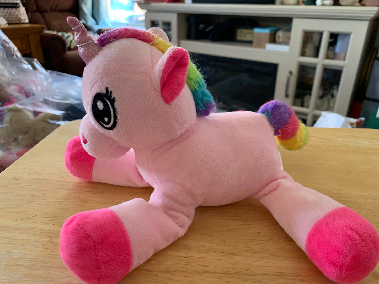 Gitzy Squishy Pink Unicorn 14 Inch Stuffed Plush Toy