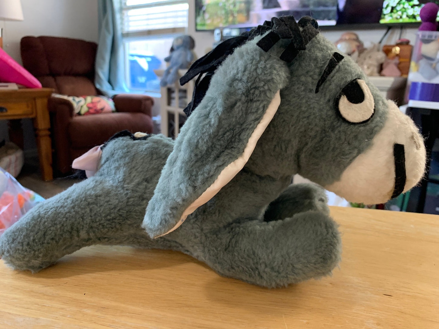 Eeyore Winnie the Pooh Stuffed Animal Plush Toy Vintage For Kids