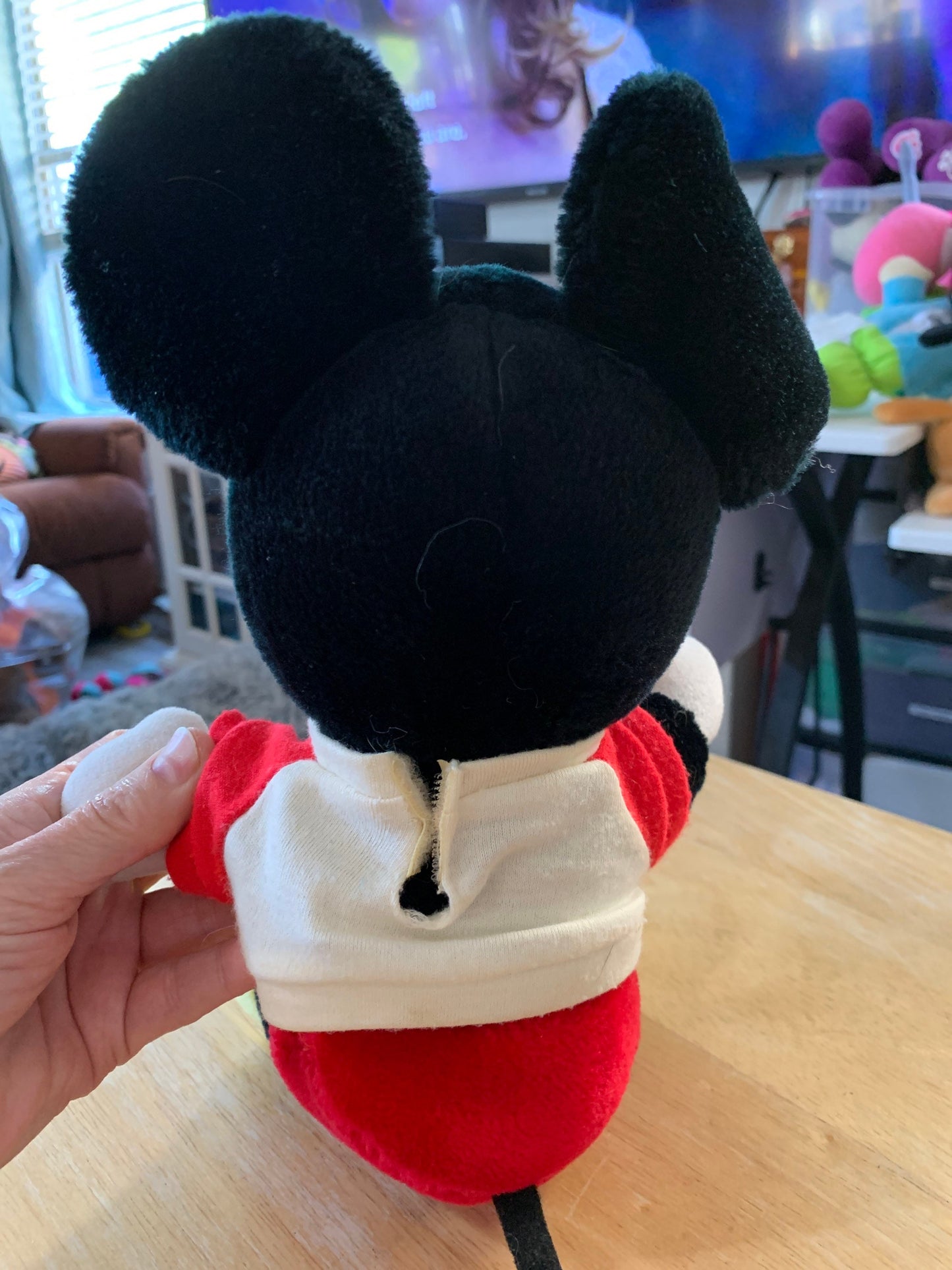 Vintage Very Old Disney Epcot Candy Mickey Mouse Stuffed Animal Plush Toy Vintage For Kids