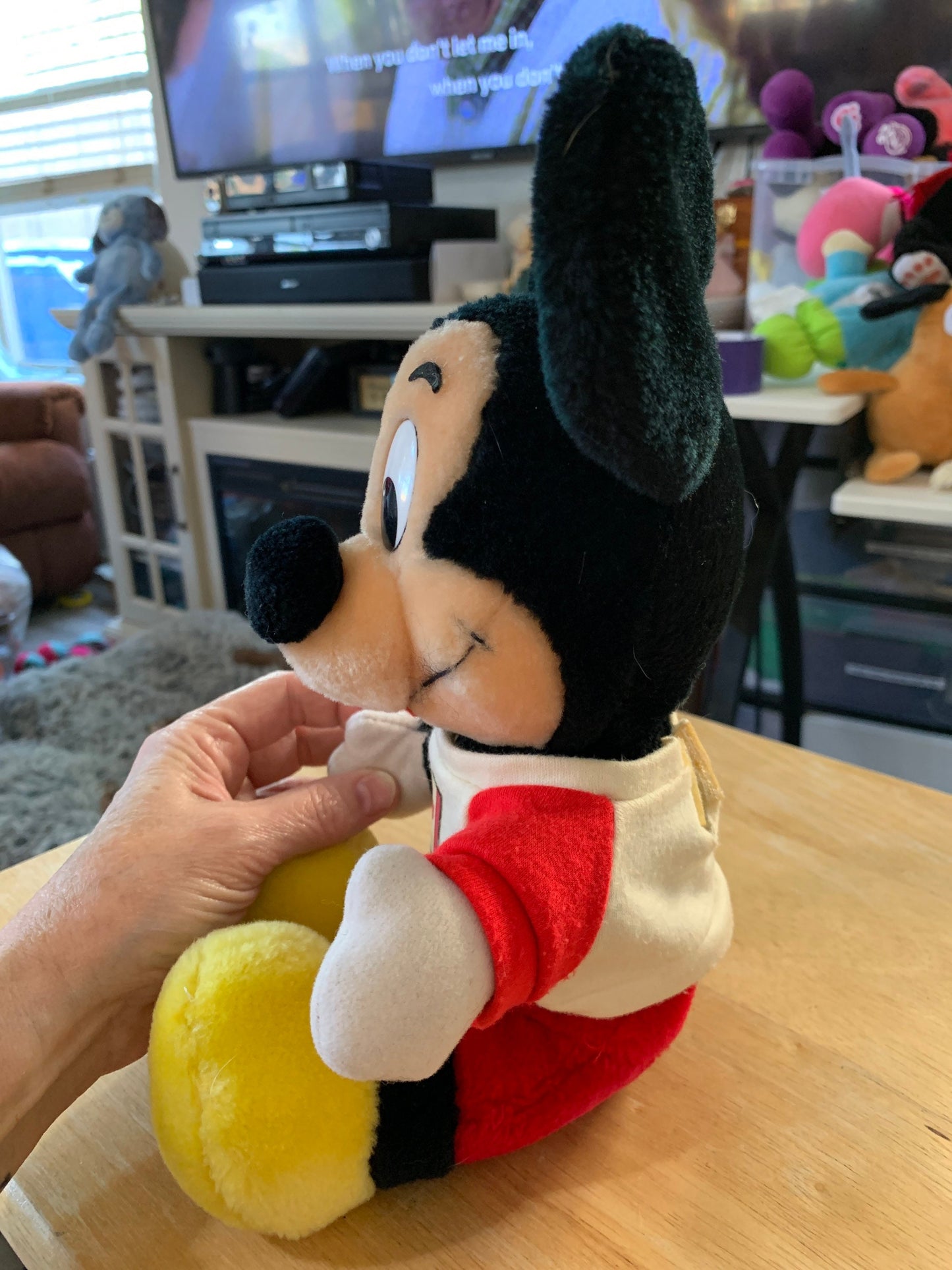 Vintage Very Old Disney Epcot Candy Mickey Mouse Stuffed Animal Plush Toy Vintage For Kids