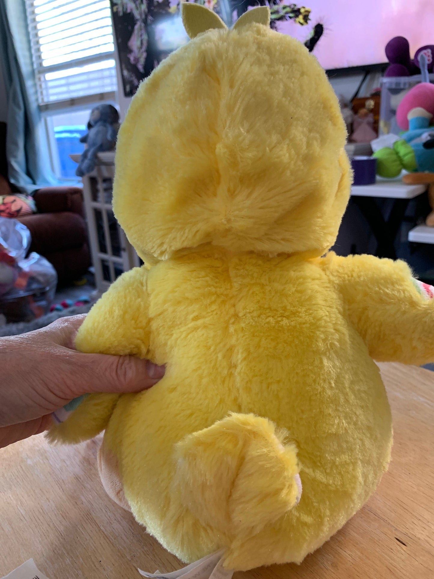 Genuine Disney Winnie the Pooh Easter Chick Stuffed Animal Plush Toy Vintage For Kids