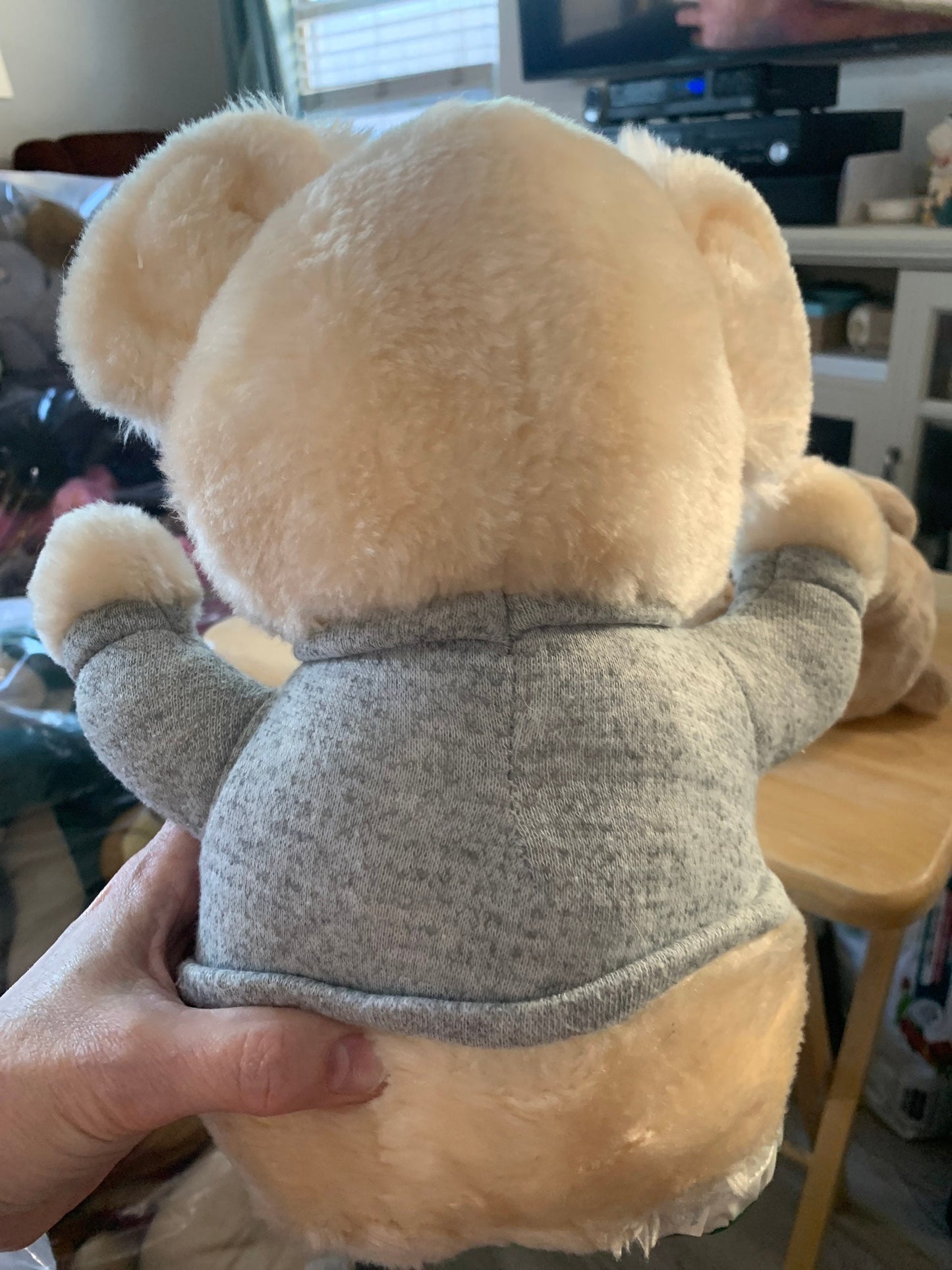 MTY International Koala Teddy Bear Wearing Vinyl Tennis Shows. EUC