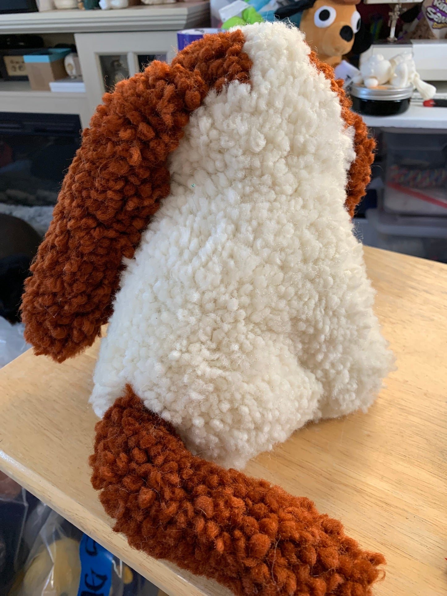 Shillcraft Shillikins Brown and White Dog Plush