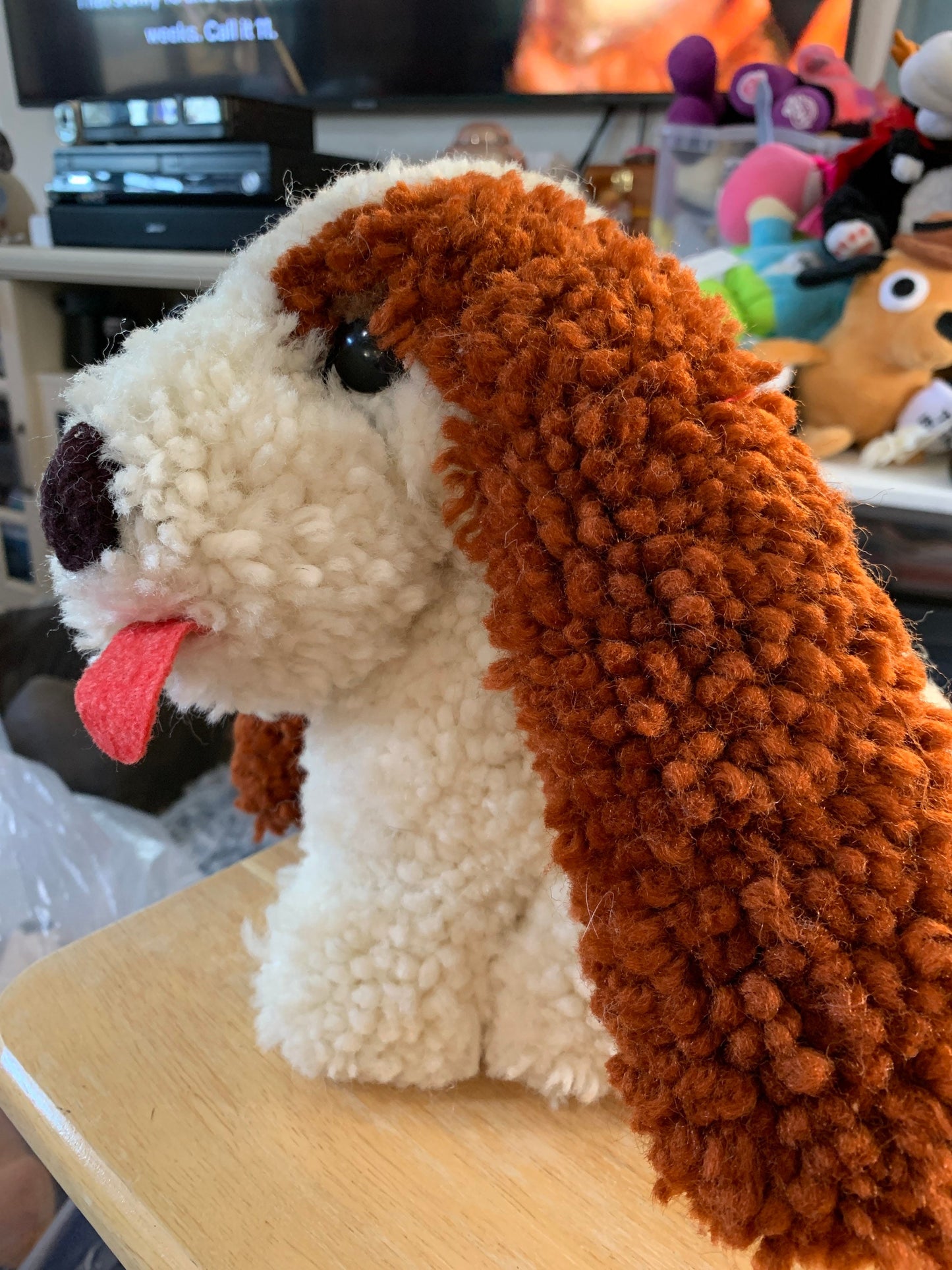 Shillcraft Shillikins Brown and White Dog Plush