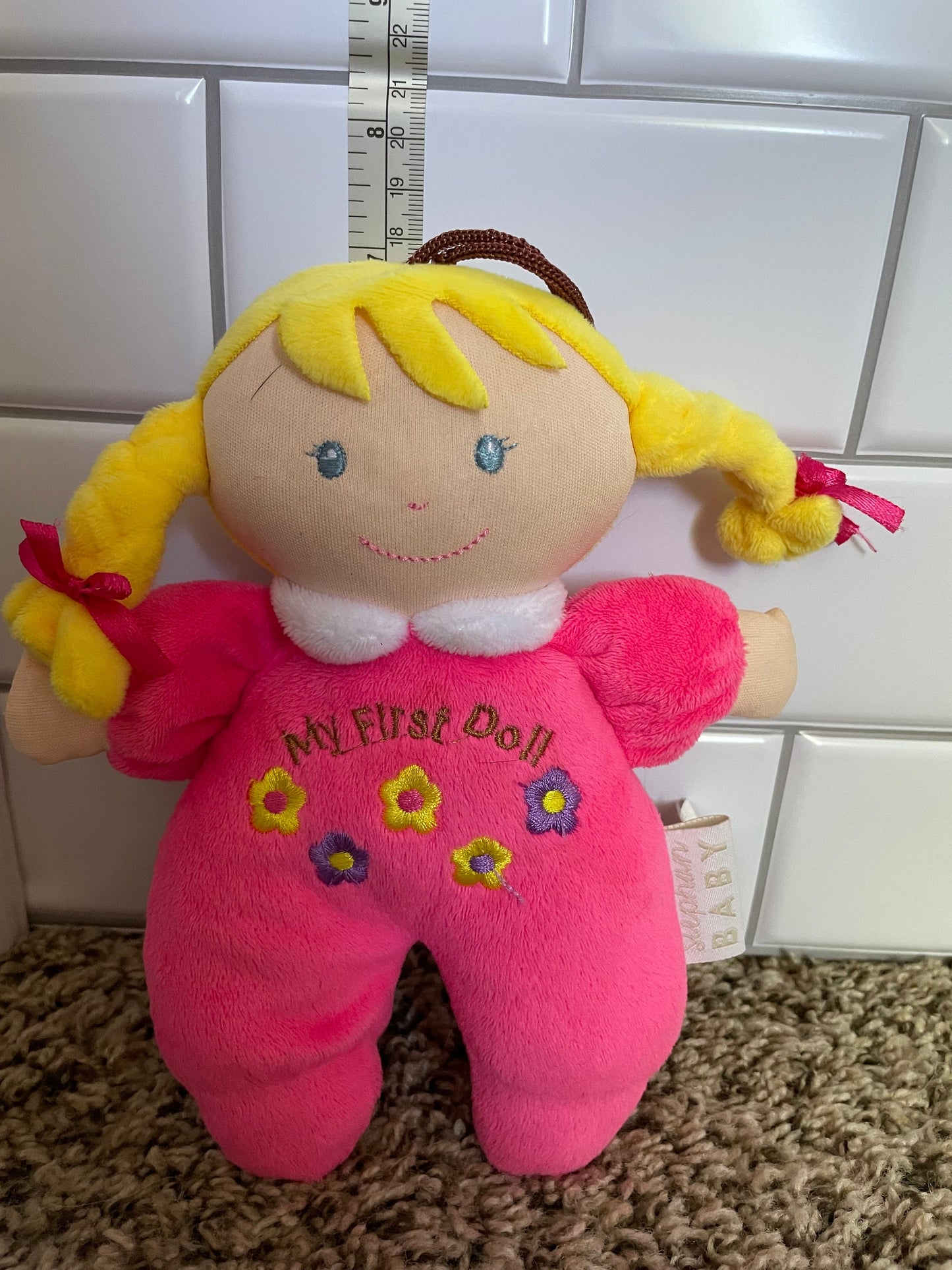 Stephan Baby Pink My First Doll Plush