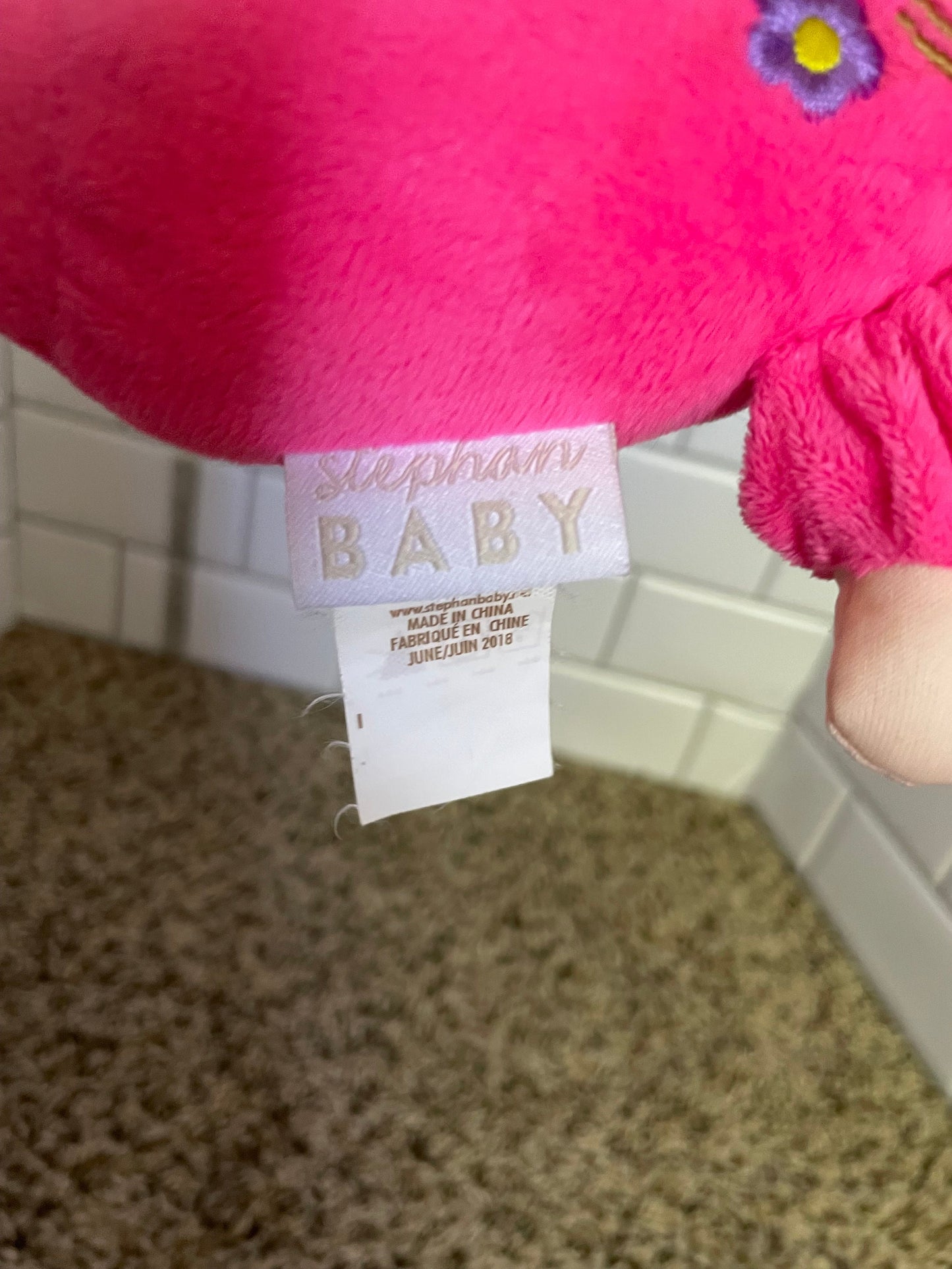 Stephan Baby Pink My First Doll Plush