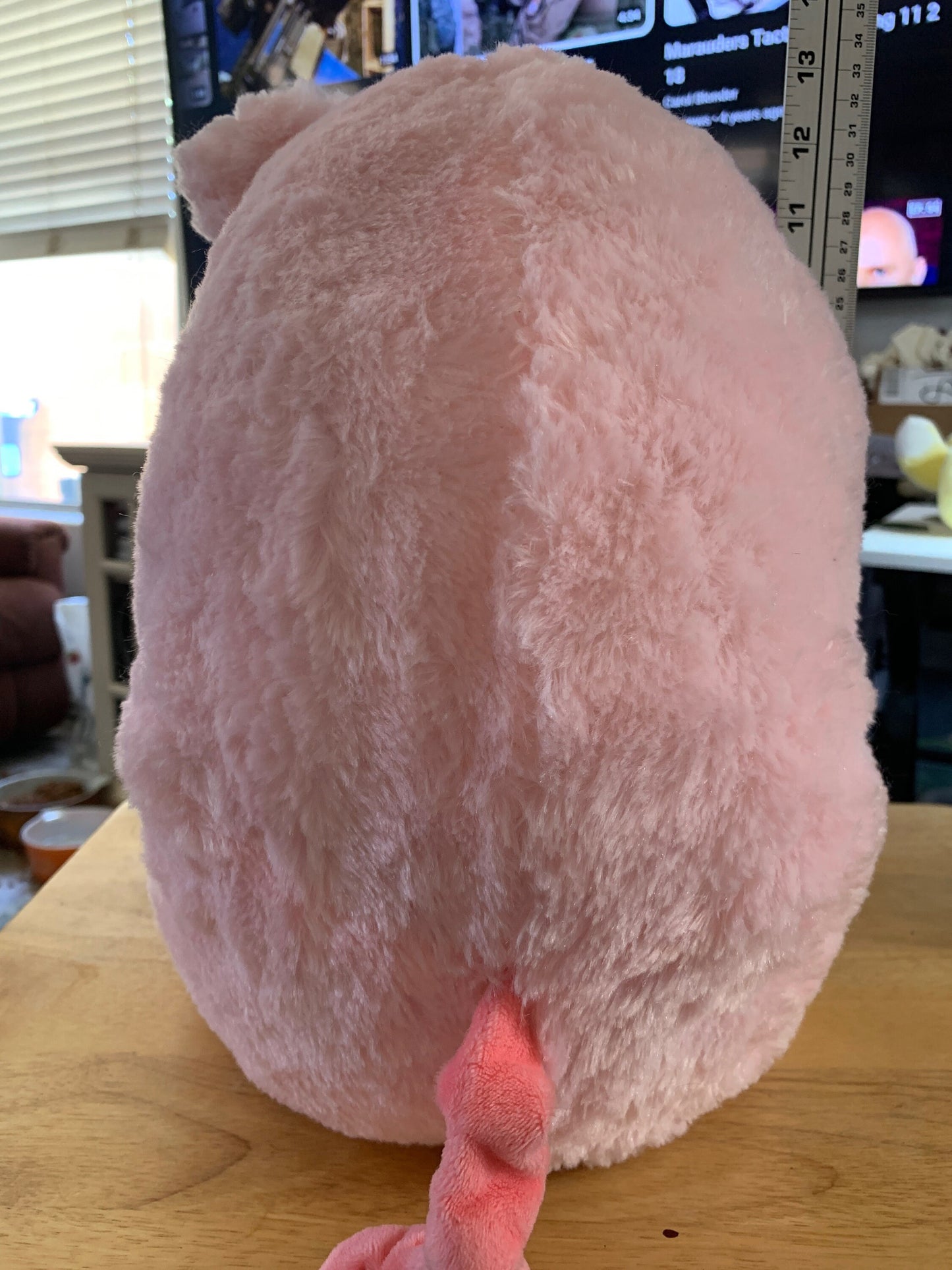 Nanco Pink Chonky Pig Plush - Large, Floppy, 14"