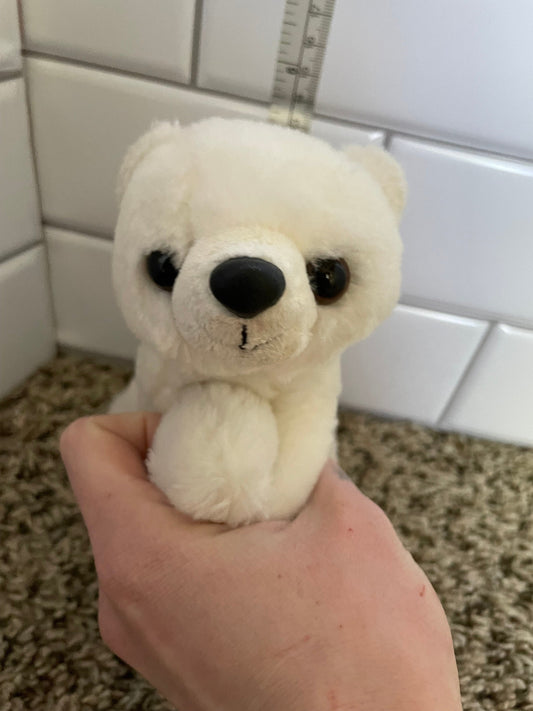 Aurora White Polar Bear Plush Small