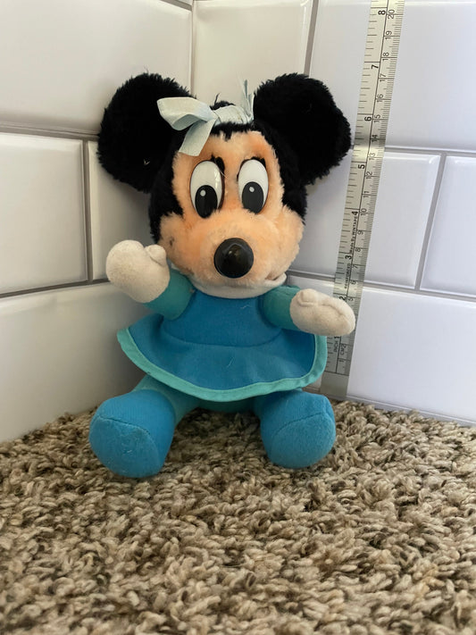 Vintage Mickeys Christmas Carol Minnie Mouse Plush