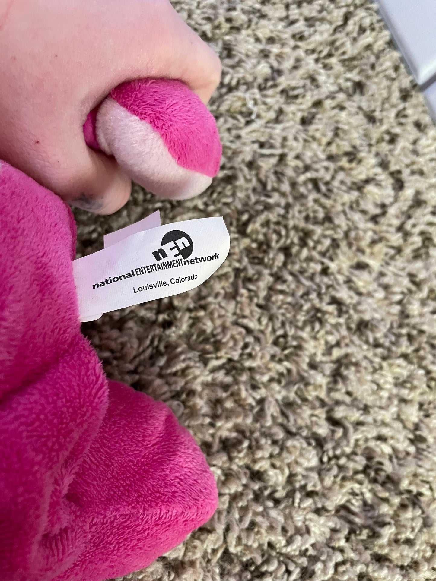 NEN Hot Pink Worlds Greatest Mom Teddy Bear Plush