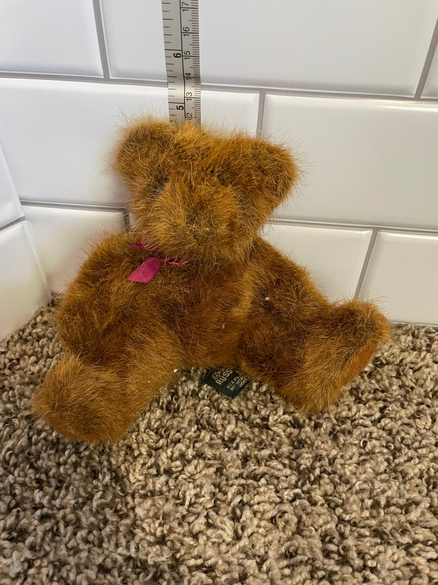 Russ Berrie Pickering Bear plush