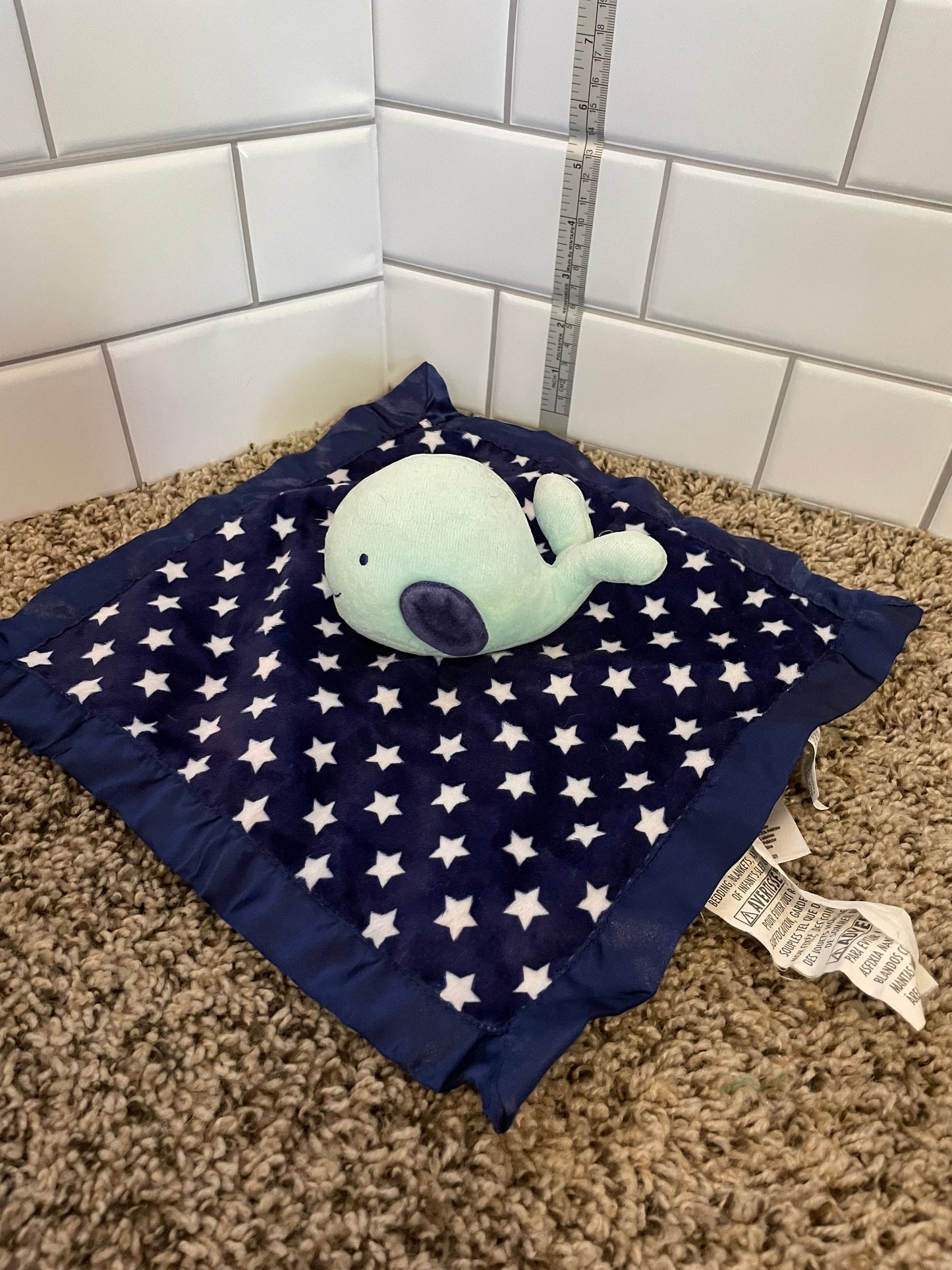 Cuddle Time Whale Lovey security blanket