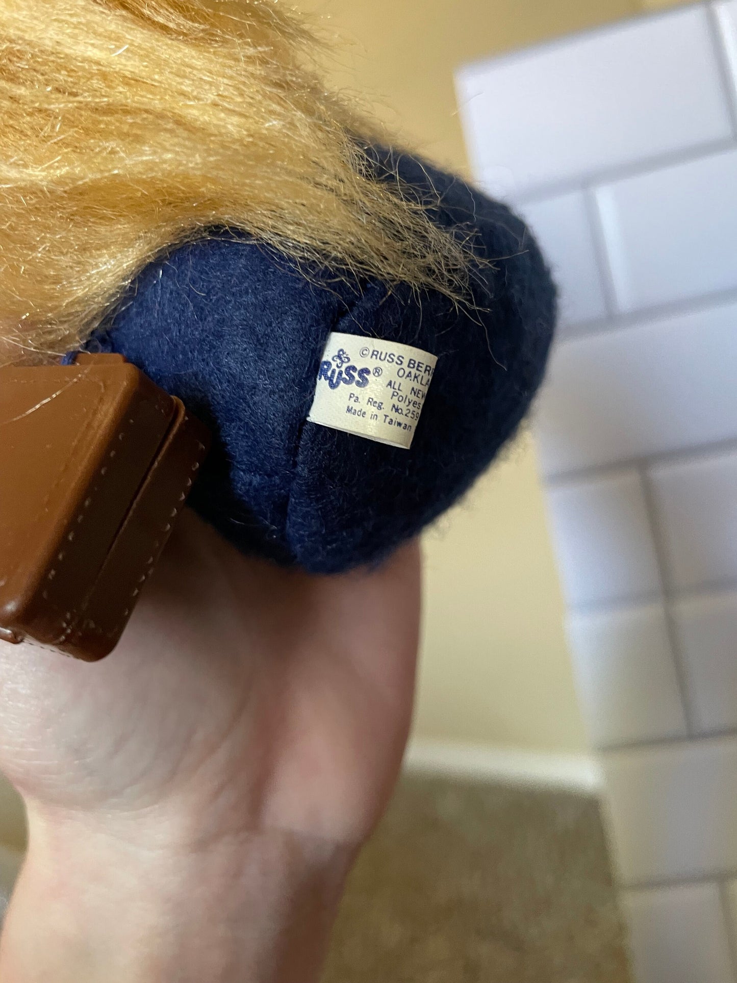 Russ vintage Anita Raise business woman plush