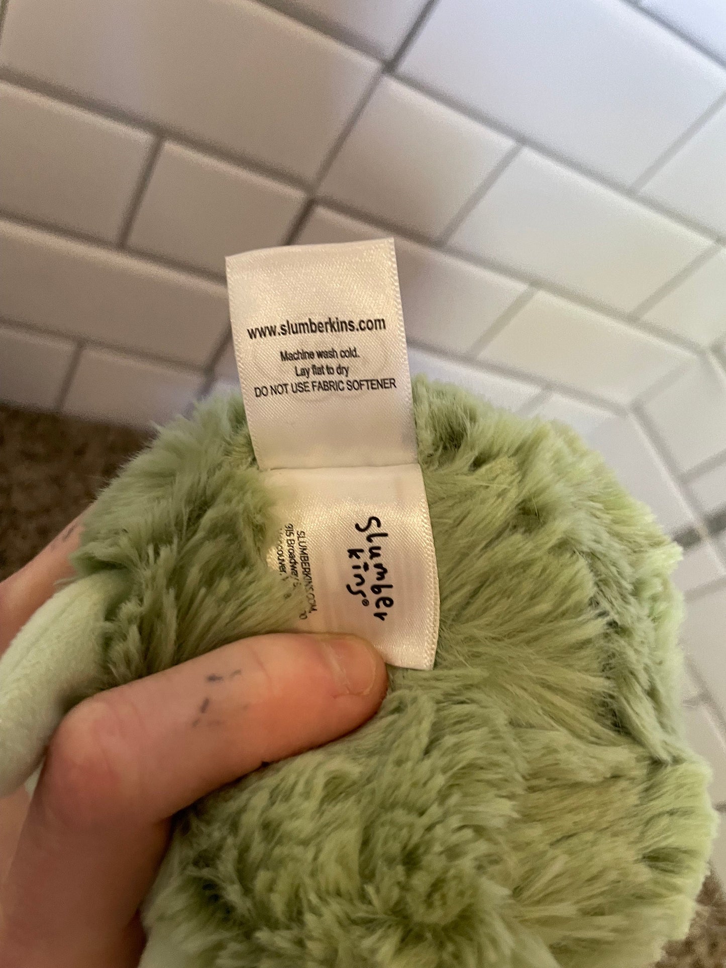Slumberkins Special Edition Green Kale Patchling Mini Plush