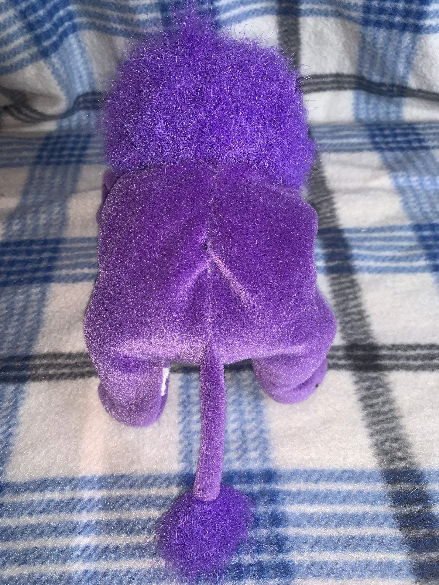Vintage Purple Clark/Clarence the Lion Floppy Friends Beanie Plush. Rare and Hard to Find!