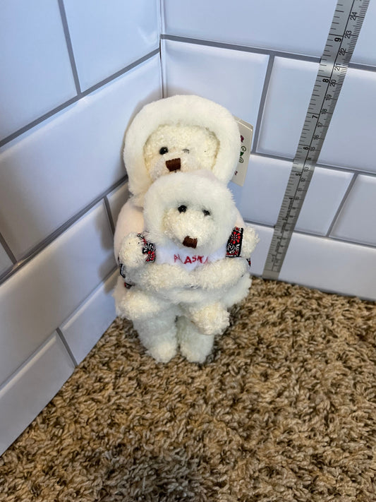Arctic Circle Alaska Berry Patch Bears Mom and Baby Plush NWT