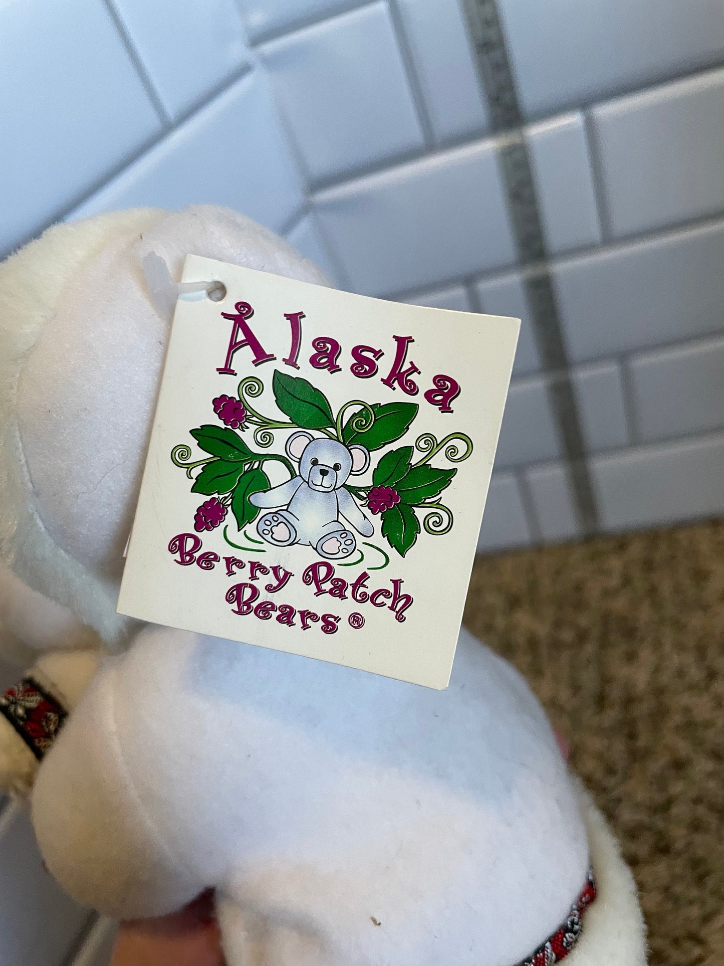 Arctic Circle Alaska Berry Patch Bears Mom and Baby Plush NWT
