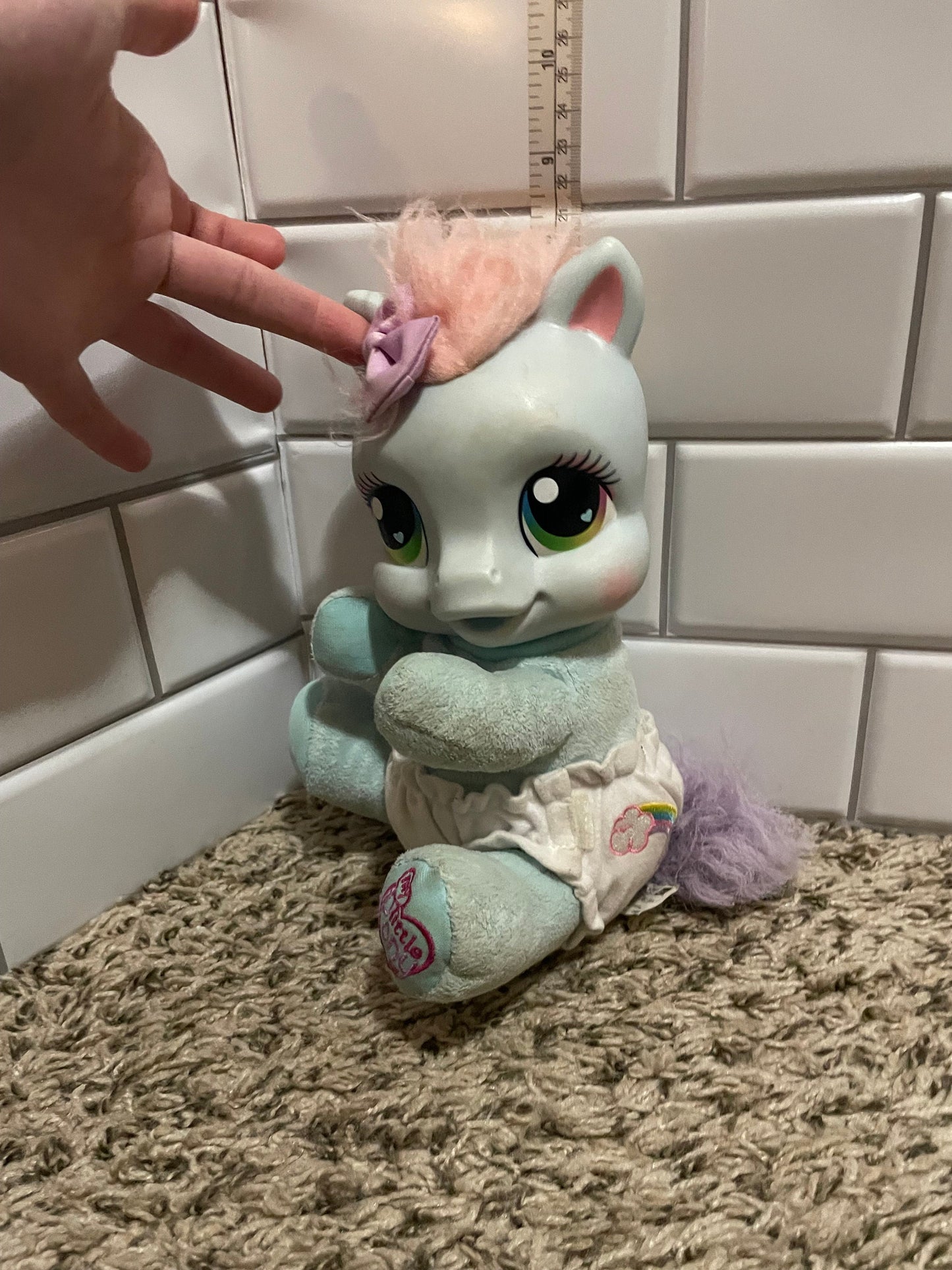 My little pony baby rainbow dash plush