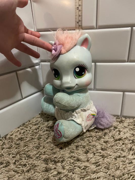 My little pony baby rainbow dash plush