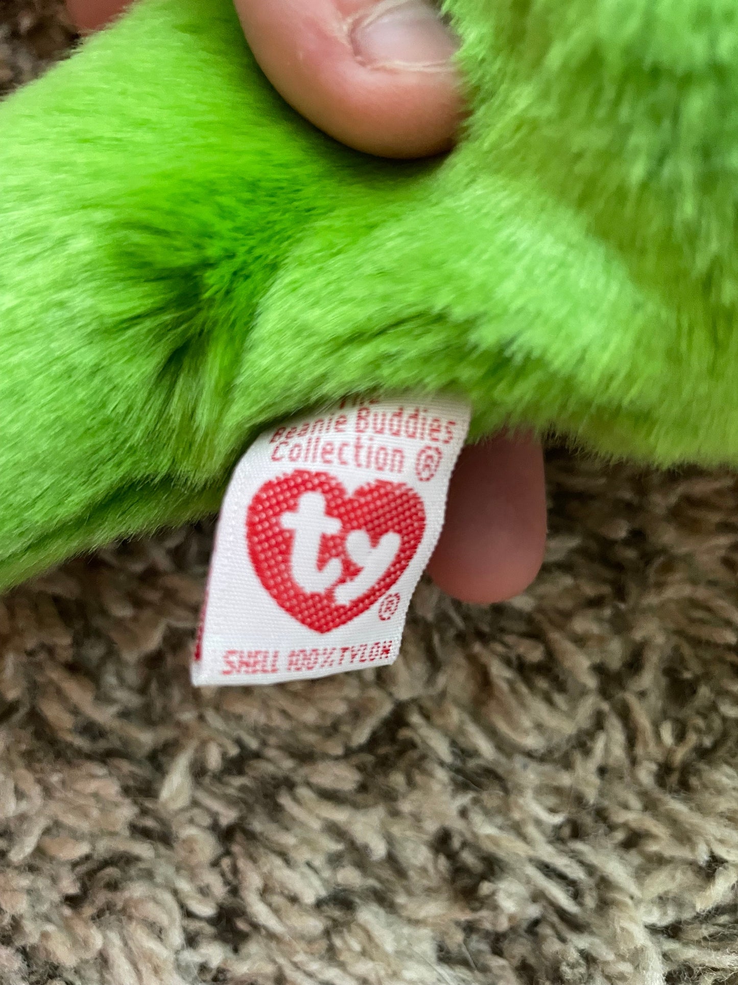 Ty Beanie Buddies Smoochy the Frog Plush