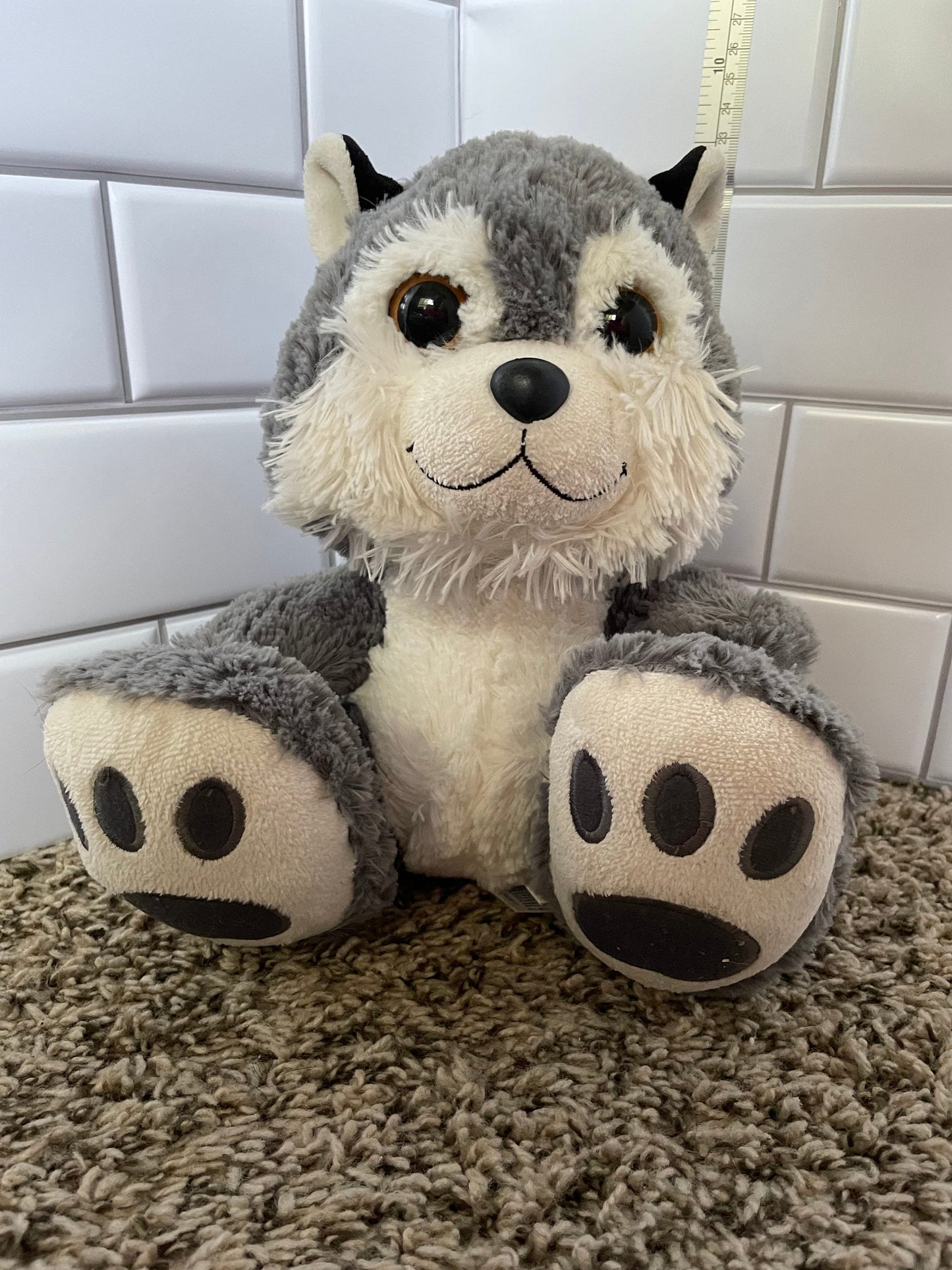Aurora World Taddle Toes Howler Husky Plush