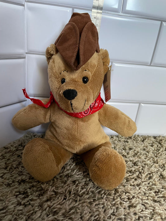 Zoona Wildlife Howdy Bear plush NWT