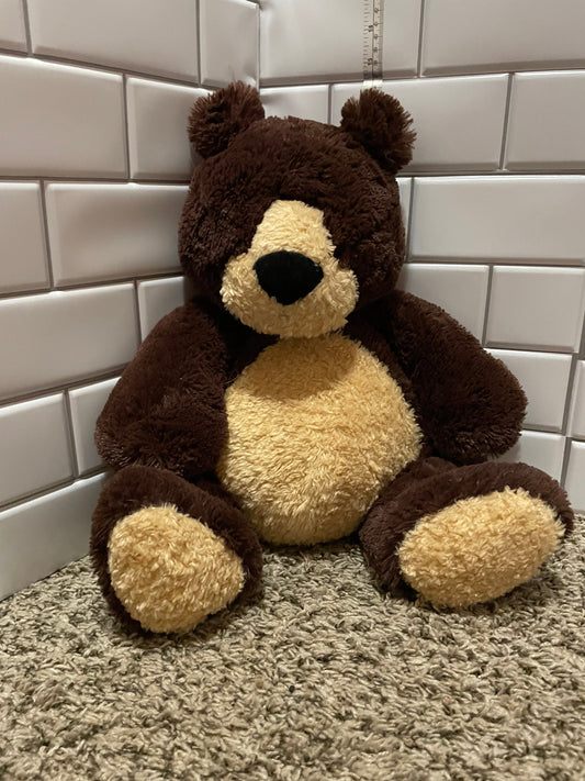 Aurora large brown bear plush
