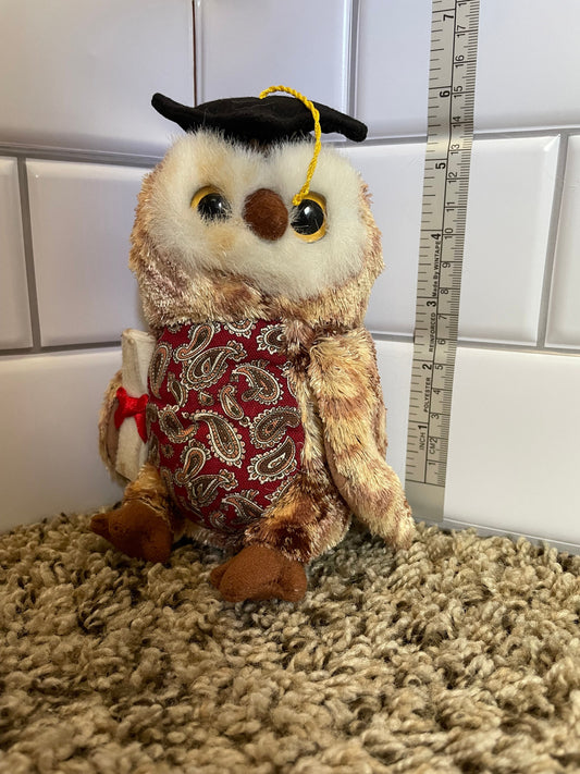 Ty Beanie Baby Smarty the Owl Plush