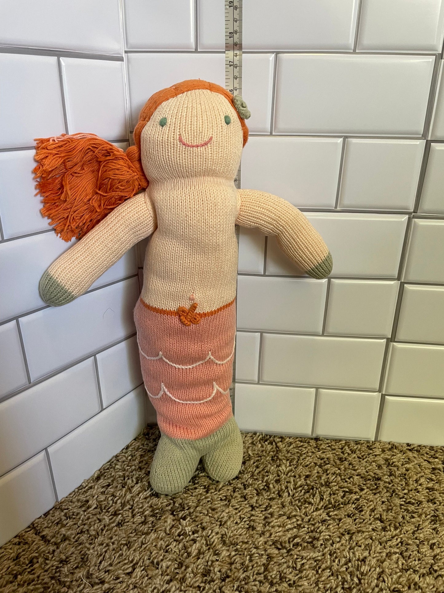 Melody the Mermaid Blabla Knit Doll Plush