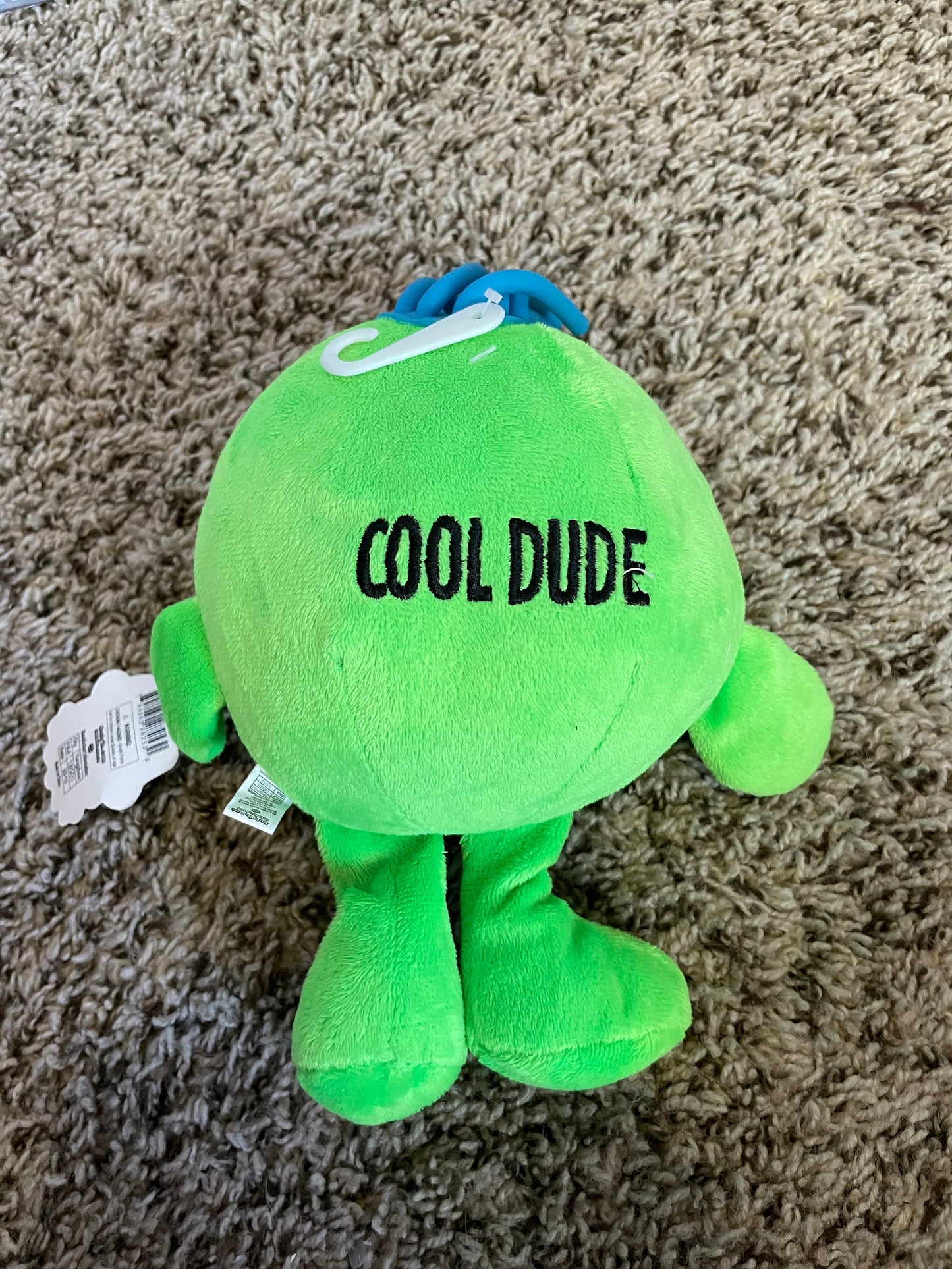Mood Dudes Green Cool Dude NWT Plush
