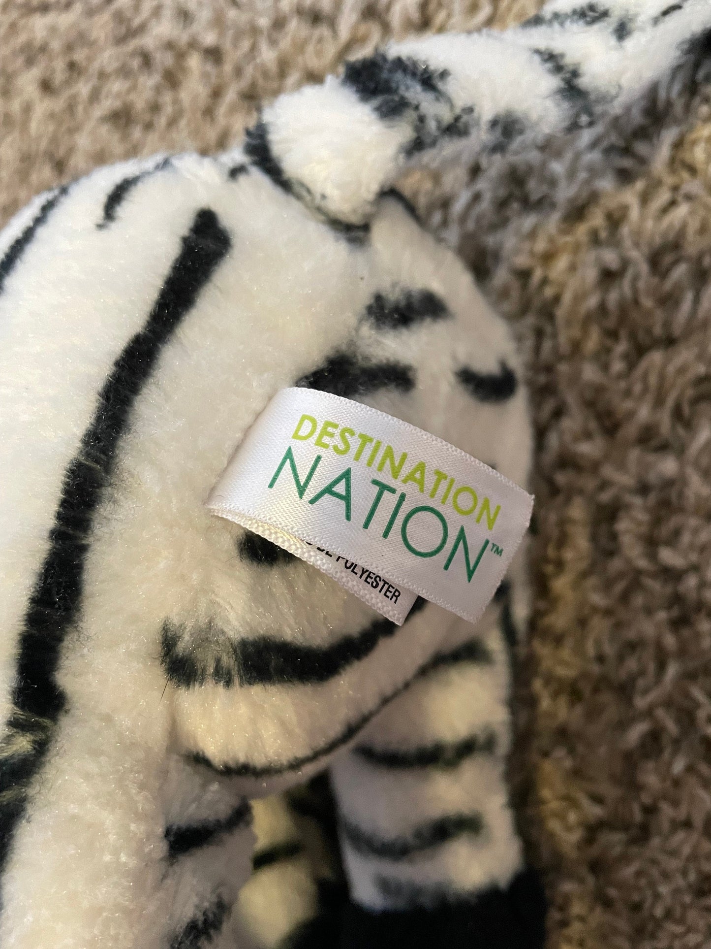 Destination Nation Zebra Stuffed Animal by Aurora
