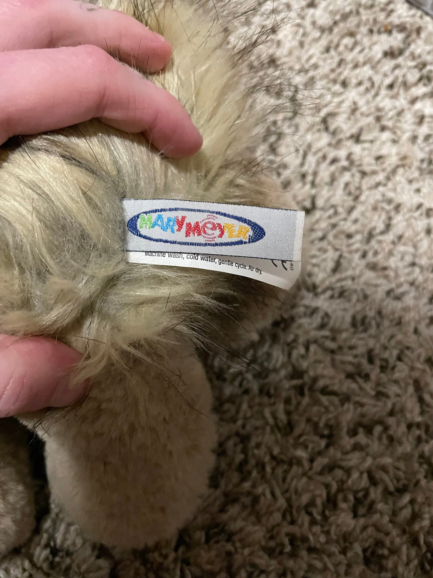 Mary Meyer Brown Variegated Shaggy Dog Plush