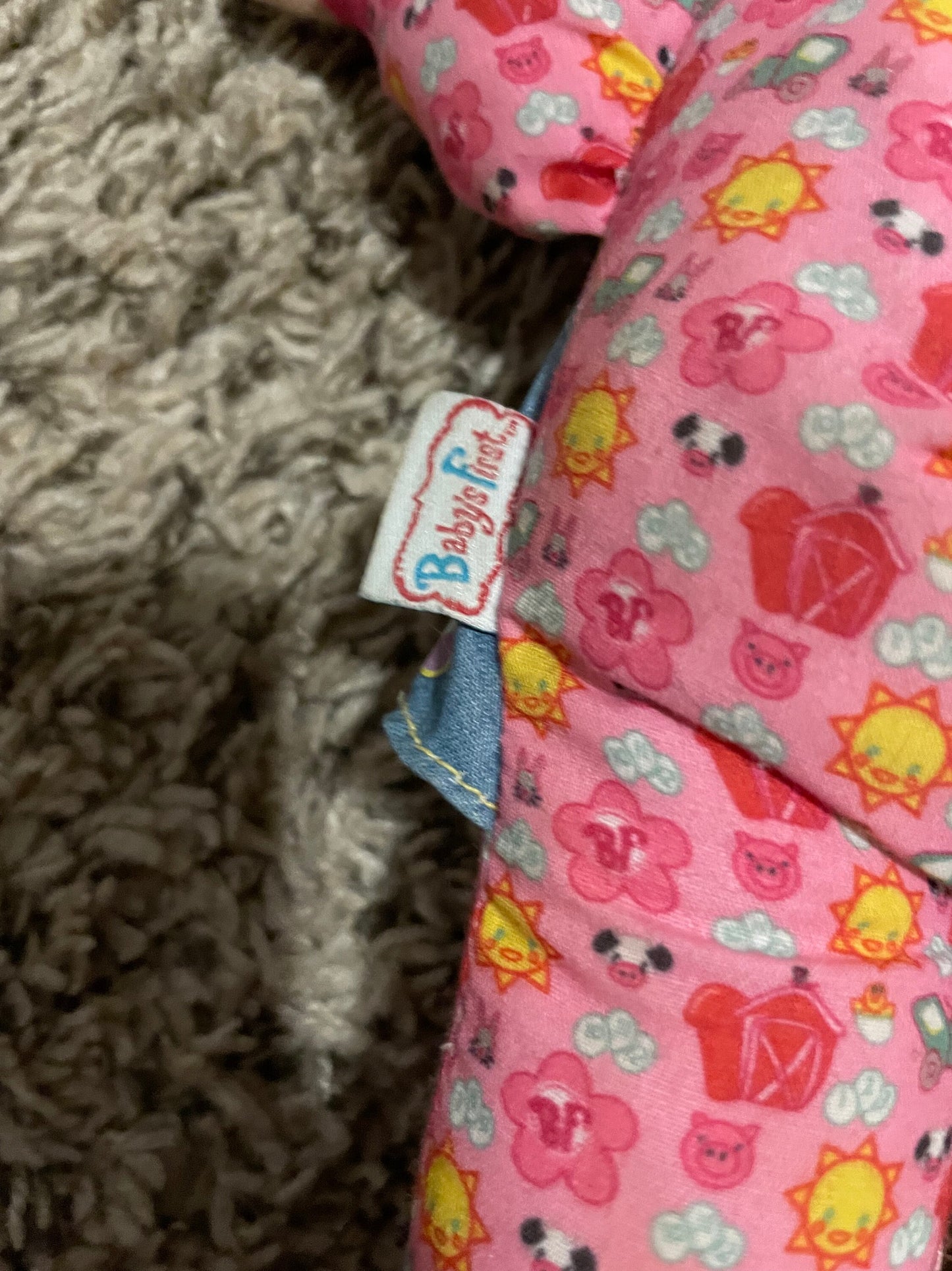 Goldberger Animal Friends piglet baby doll plush
