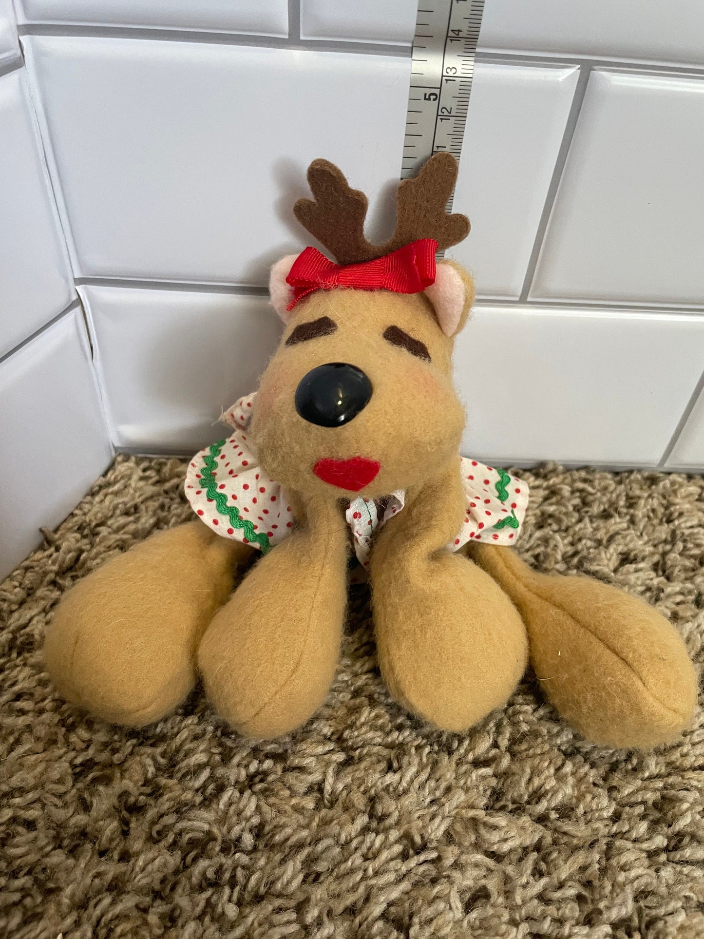 Hallmark Rhonda Reindeer Vintage 1984 Plush