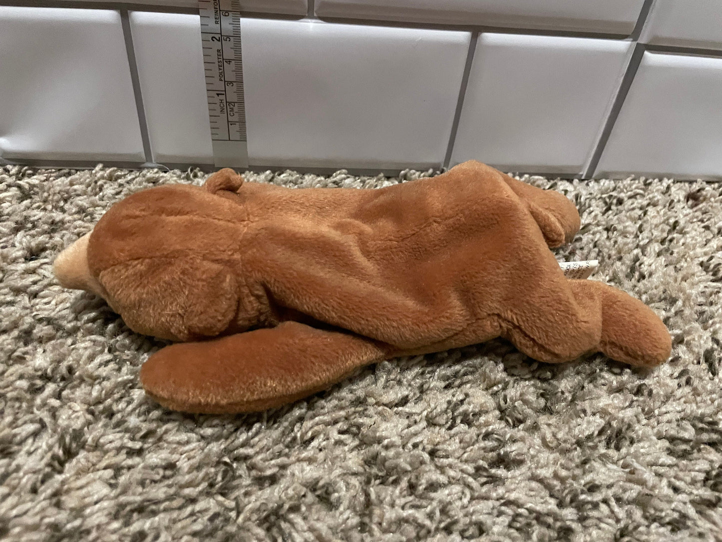 Ty beanie babies 1993 Cubbie brown bear plush
