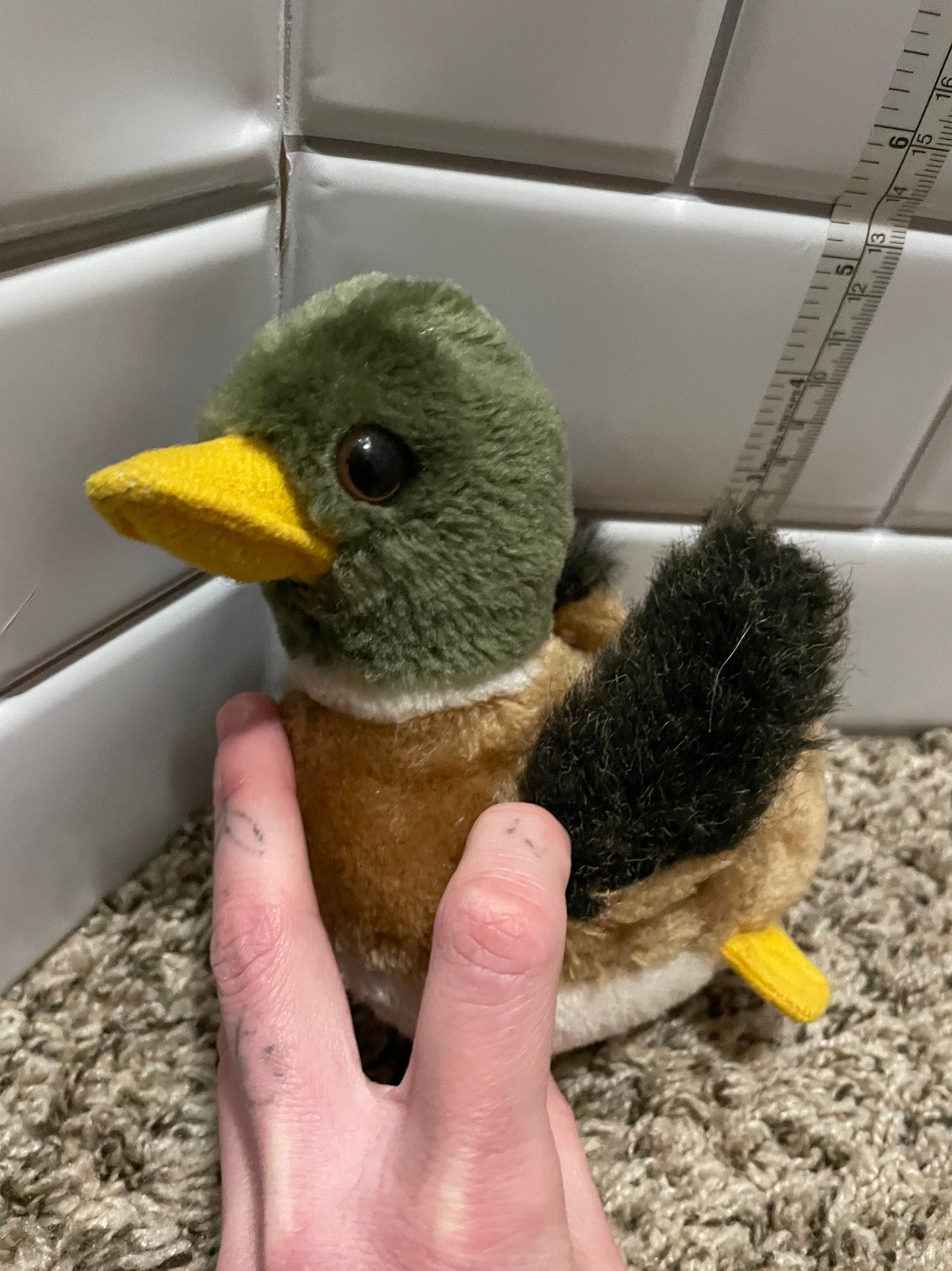 Circus circus mallard duck Vintage plush