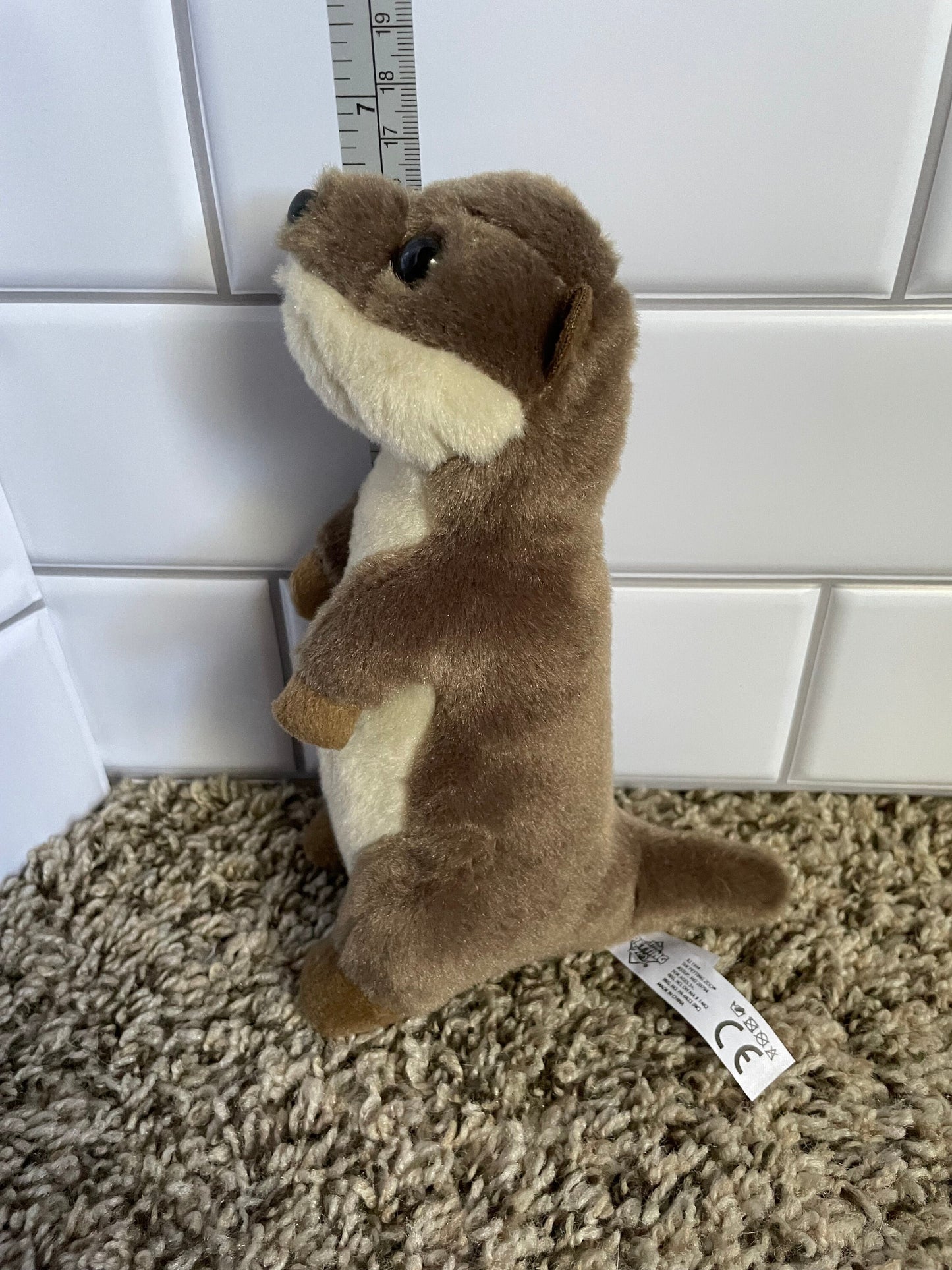 The petting zoo Small Brown River Otter plush