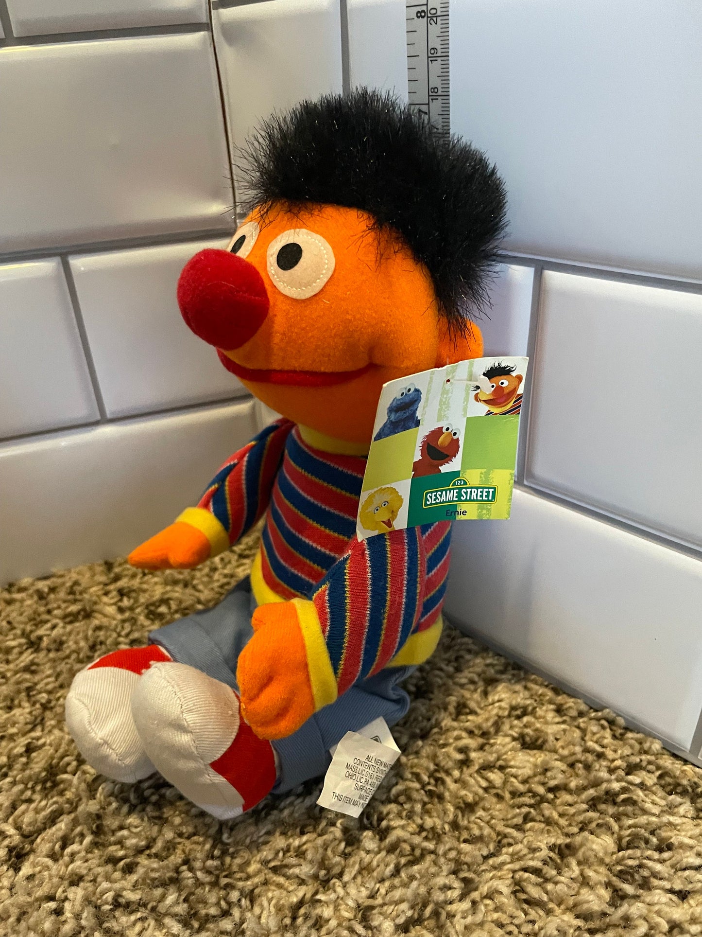 Sesame Street Ernie plush NWT