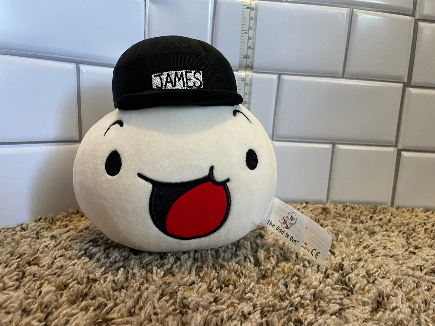James Odd 1S Out Sooubway Black And White Ploosh Plush
