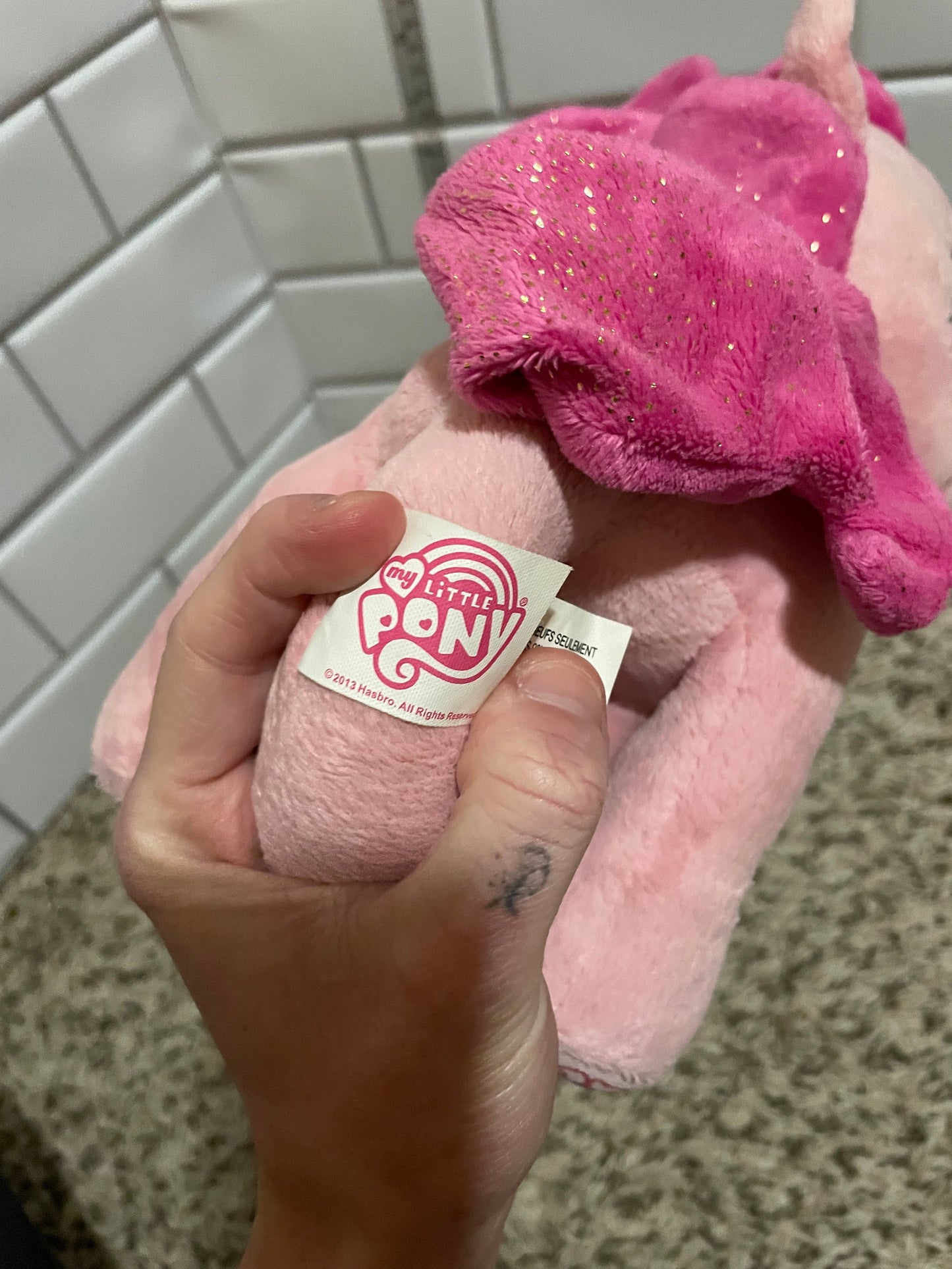 Hasbro Pink My Little Pony Pinkie Pie Horse Plush