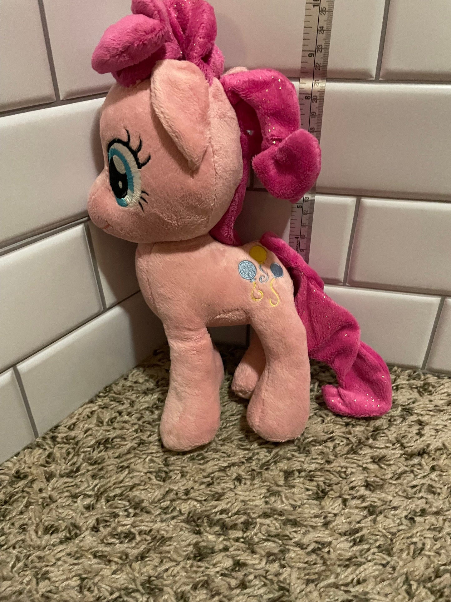 Hasbro Pink My Little Pony Pinkie Pie Horse Plush