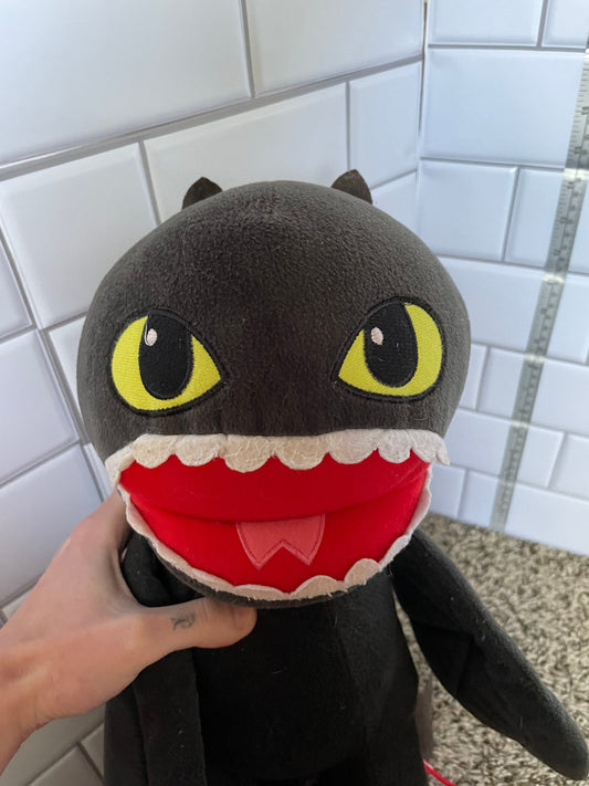Toothless How to train your dragon plush
