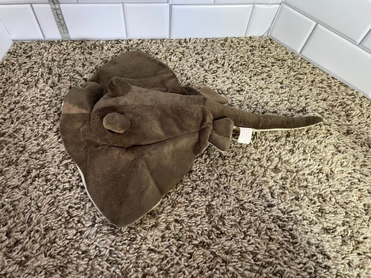 Brown and Tan Circus Circus Stingray Plush