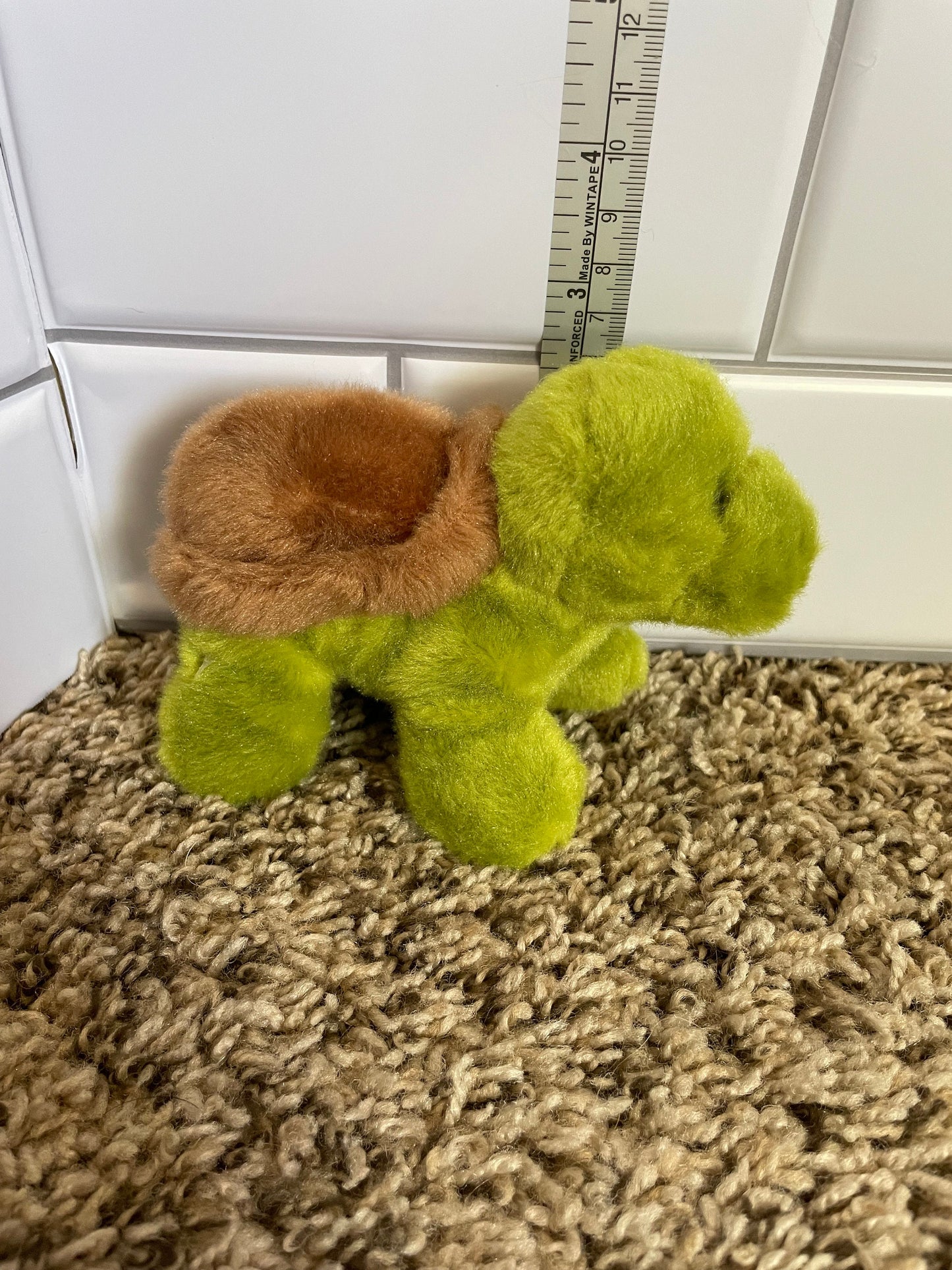 Aurora Small Green Shoulderkins Turtle Plush