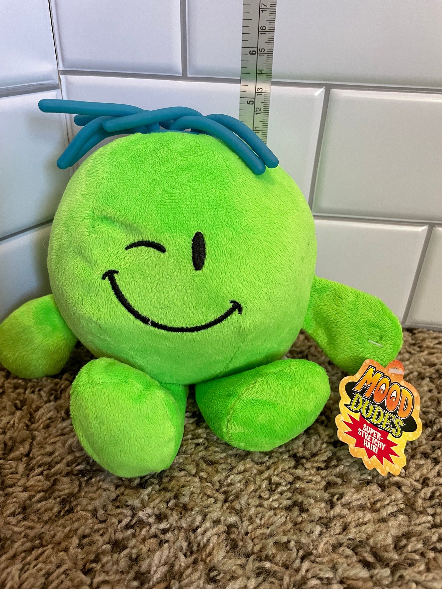 Mood Dudes Green Cool Dude NWT Plush