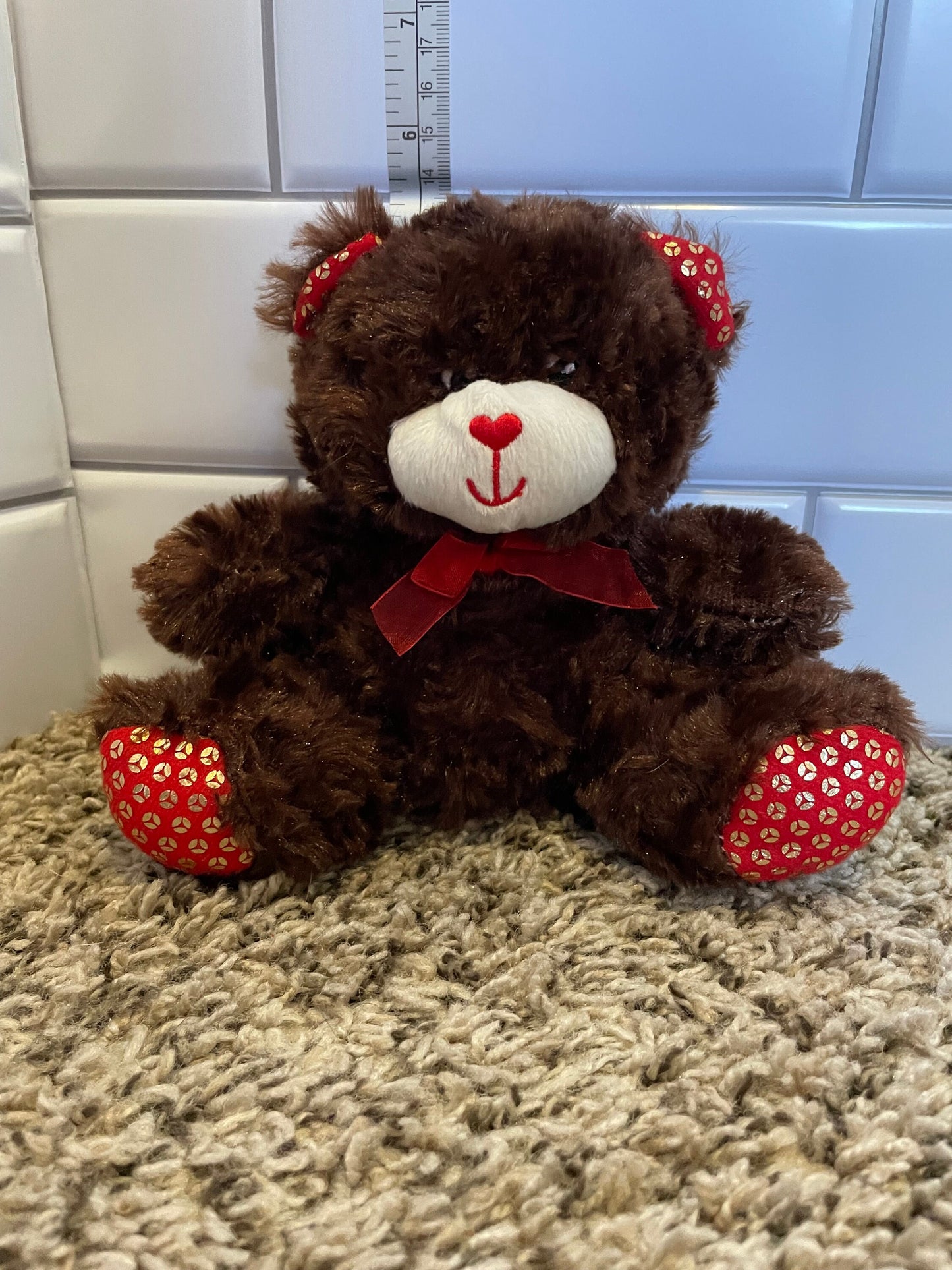 Small Brown Teddy Bear Plush Greenbrier